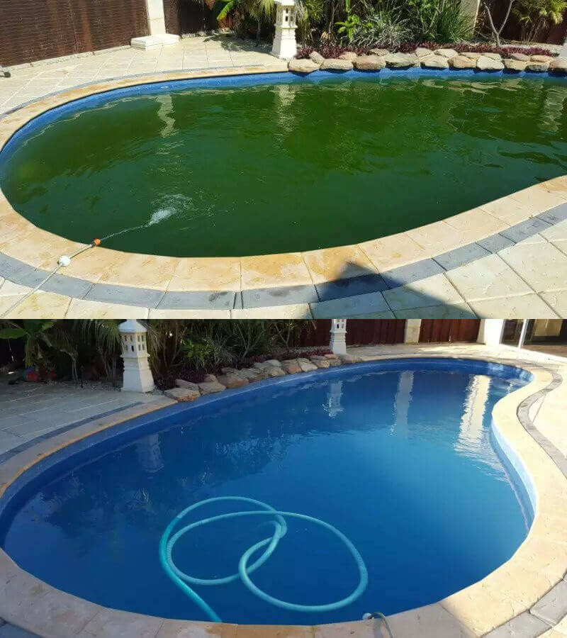 Green Pool Shock Treatment
